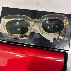 KHAITE x Oliver Peoples Transparent and Black Sunglasses